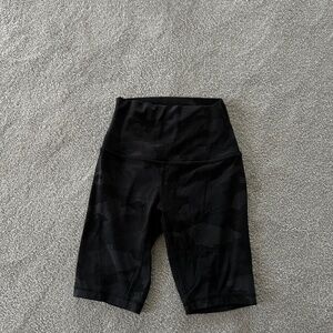Lululemon Biker Shorts Camo